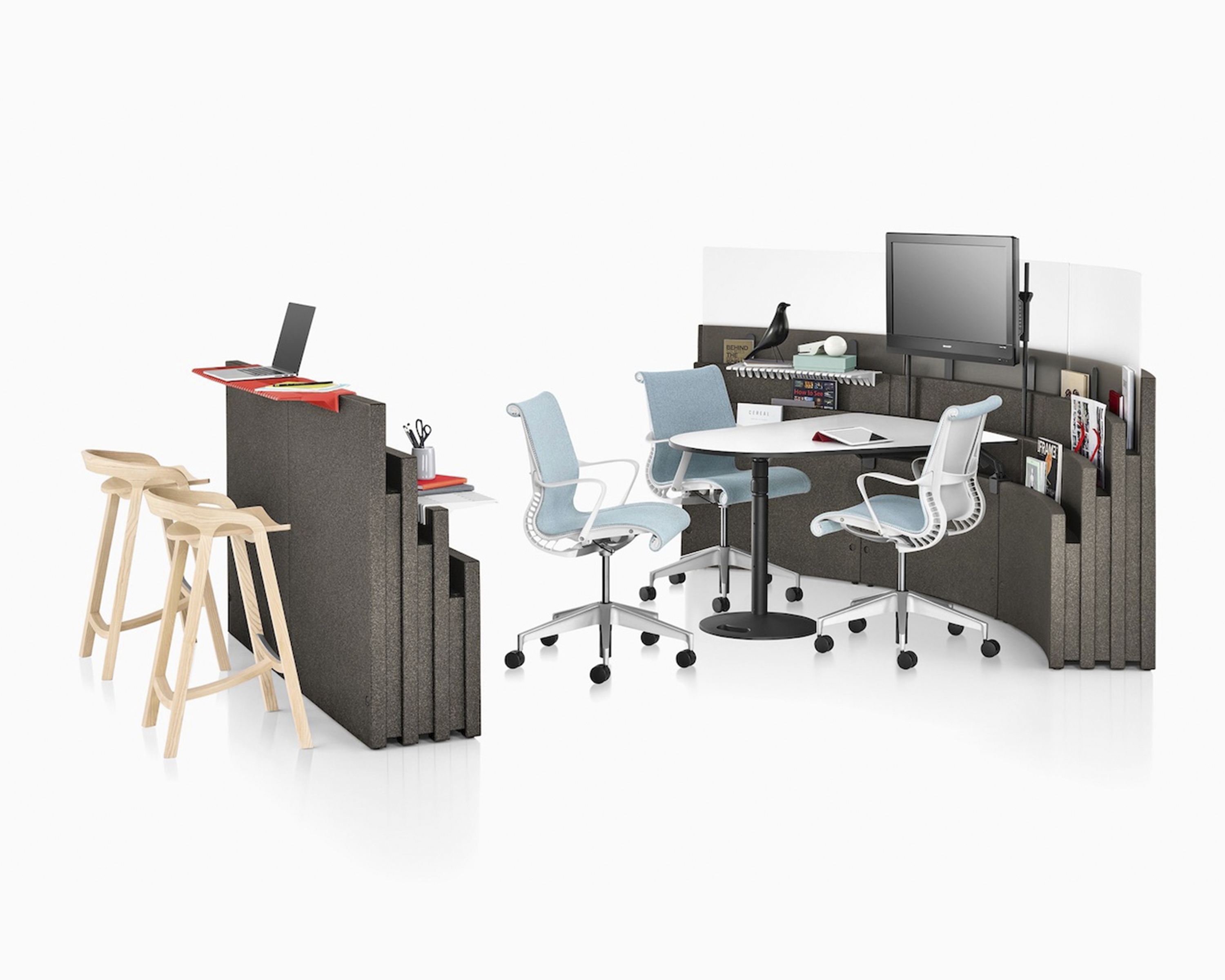 办公屏风|屏风工作站|办公家具|登录入口家具|Metaform Portfolio 工作卡位